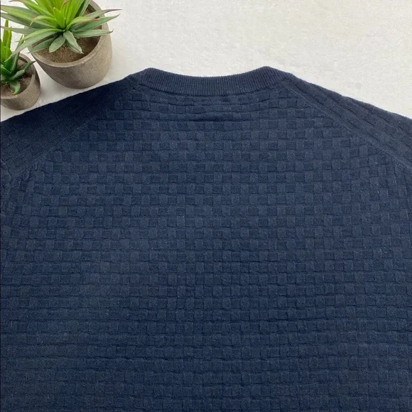 Ted Baker London Lentic Long Sleeve Textured Crewneck Pullover Jumper Sweater